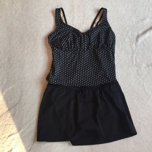 Lands End Swimsuit 2 piece set 14/18